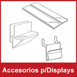 Accesorios para Display::Los displays son una de las herramientas más efectivas para captar la atención del consumidor y aumentar la visibilidad de productos en el Punto de Venta...