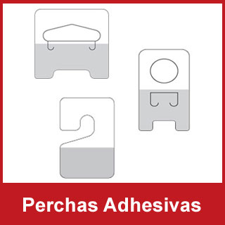 Perchas Adhesivas::Las perchas adhesivas son una solución práctica y versátil para transformar productos en artículos listos para exhibirse de forma vertical...